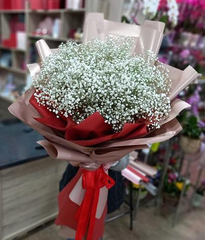 Букет цветов из: Гипсофила в Чепигинской