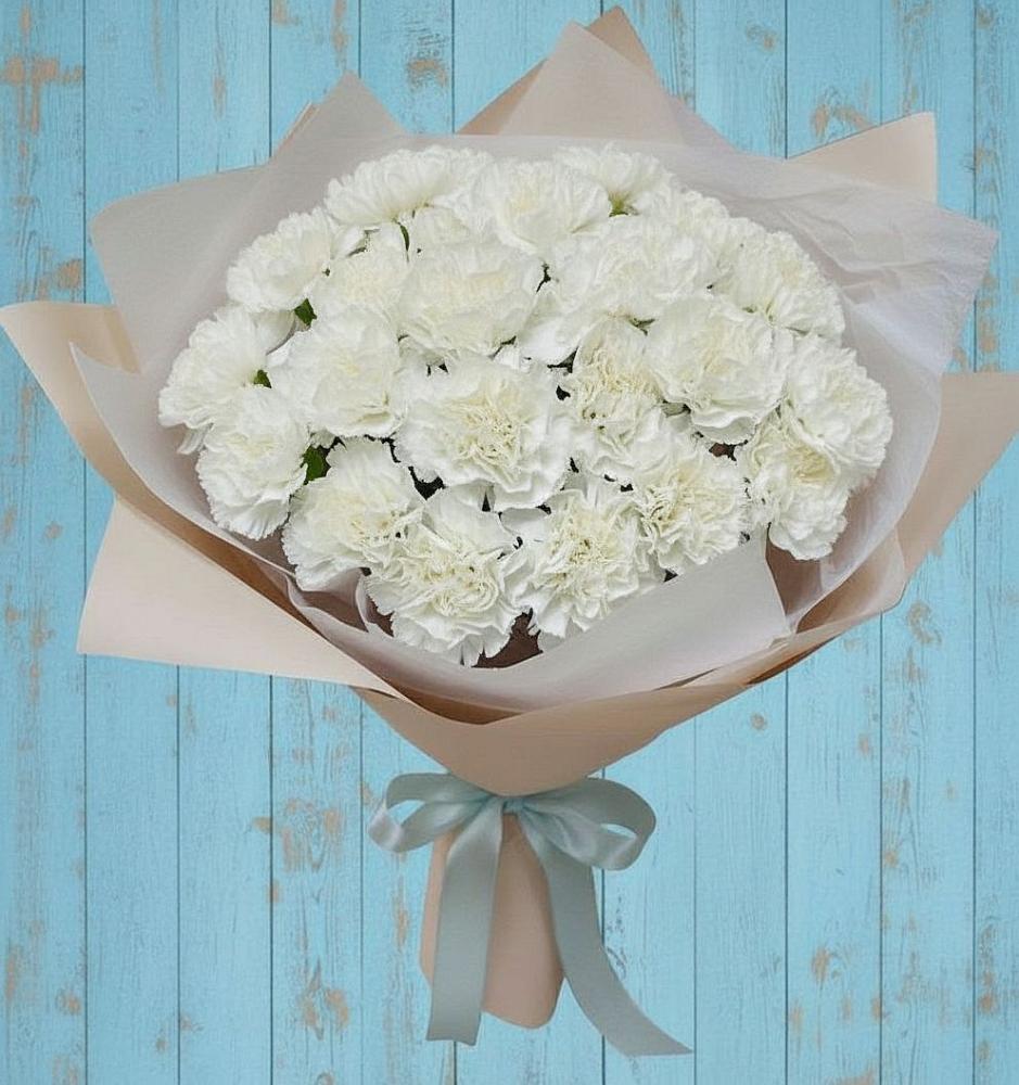 Букет цветов из: Гвоздики в Чепигинской