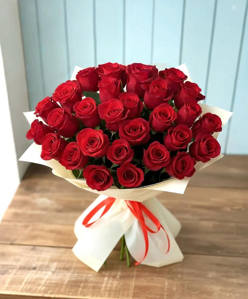 Букет 29 Красных роз в Чепигинской
