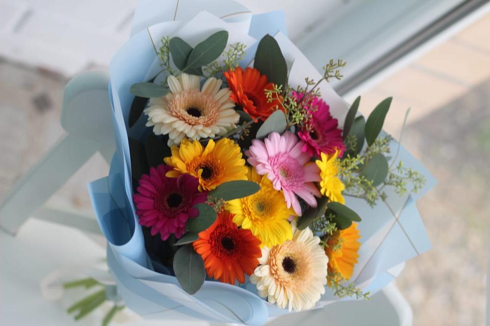 Букет цветов из: Герберы в Чепигинской