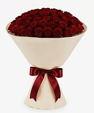 Букет 101 Бордовая роза Блэк Бакарра в Чепигинской