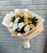 Букет цветов из:  Розы и Хризантемы в Чепигинской