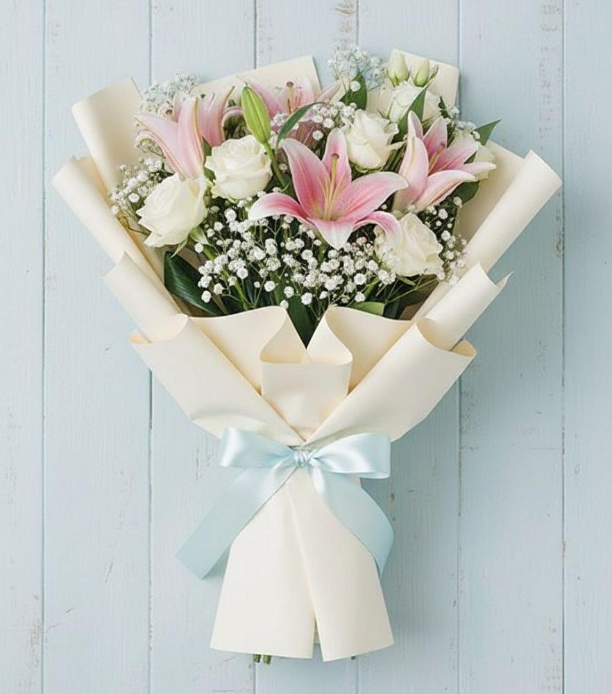 Букет цветов из: Лилии в Чепигинской