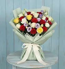 Букет цветов из:  Розы в Чепигинской