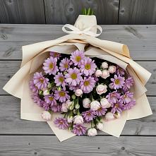 Букет цветов из:  Розы и Хризантемы в Чепигинской