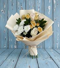 Букет цветов из:  Розы и Хризантемы в Чепигинской