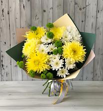 Букет цветов из:  Хризантемы в Чепигинской