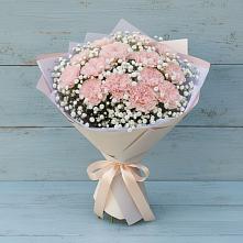 Букет цветов из:  Гвоздики в Чепигинской