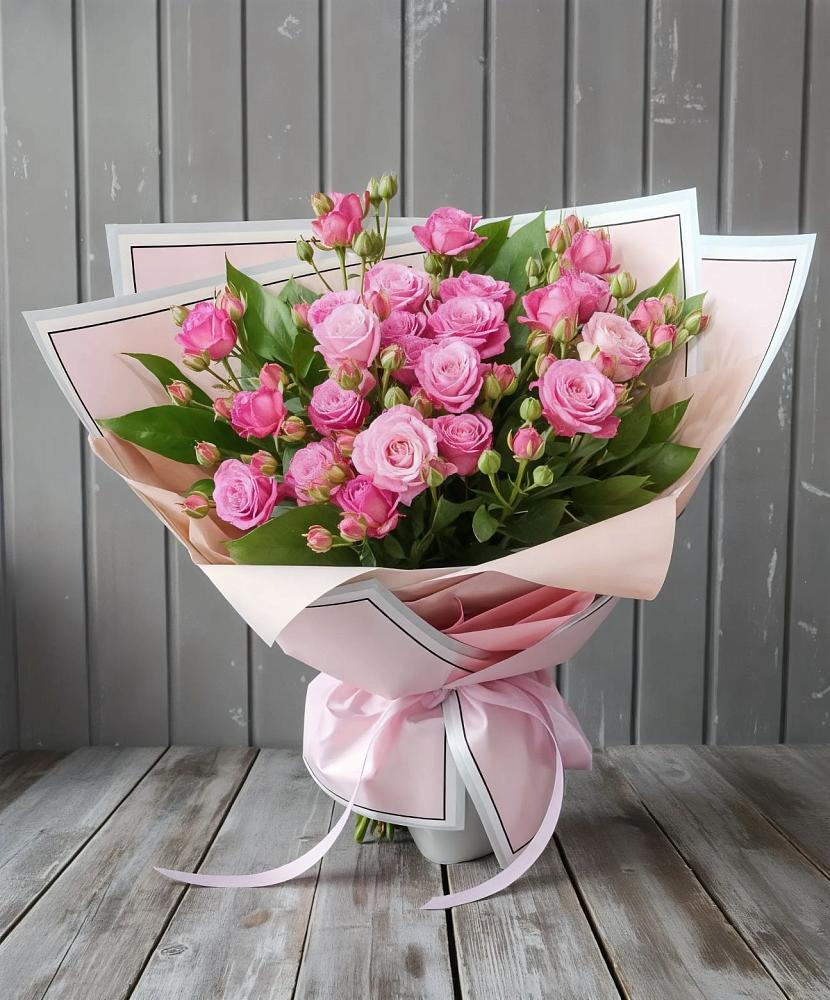 Букет Розовый кустик в Чепигинской