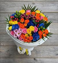 Букет цветов из:  Розы и Хризантемы в Чепигинской